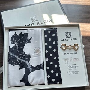 Anne Klein New York Scarf Ring Set